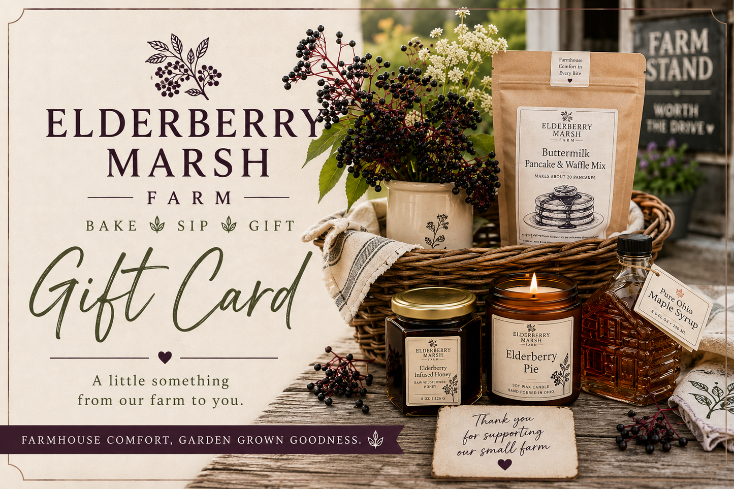 Elderberry Marsh Farm Gift Card