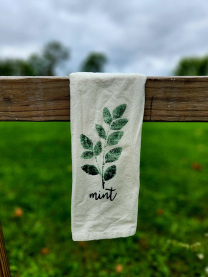 Hand Stenciled Tea Towels